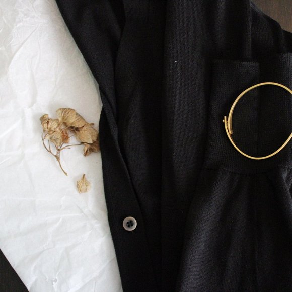 Uniqlo Black V Neck Cardigan XS - Picture 1 of 4